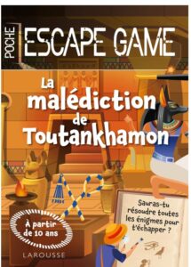 escape game malédiction toutankhamon